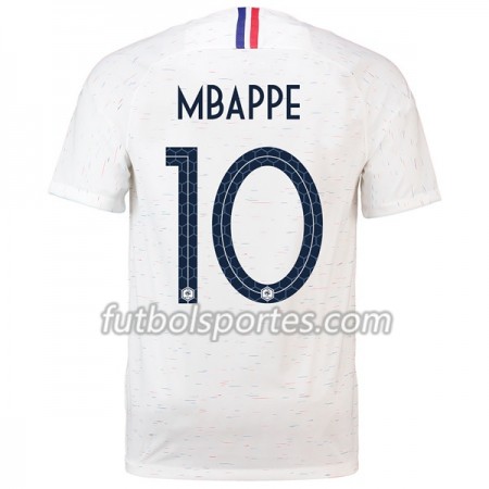 Camisetas Francia Mbappe 10 Segunda Equipacion Mundial 2018